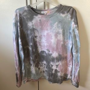 Lightweight tye dye sweatshirt